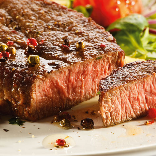 Filete doble de costilla con pimiento