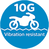 Resistente a la vibraci&oacute;n de hasta 10G