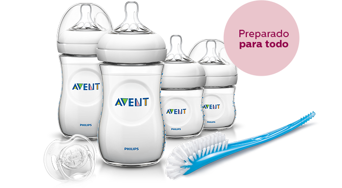 Sets b&aacute;sicos para alimentaci&oacute;n con biber&oacute;n Philips Avent